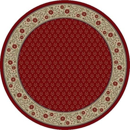 CONCORD GLOBAL 7 ft. 10 in. x 9 ft. 10 in. Jewel Harmony - Red 40207